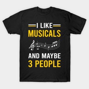 3 People Musicals Musical T-Shirt